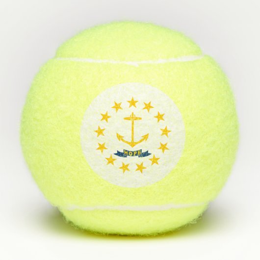 Rhode Island Staatsvlag Tennisballen (Voorkant)
