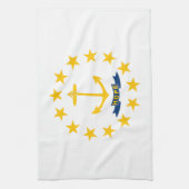 Rhode Island Staatsvlag Theedoek (Verticaal)
