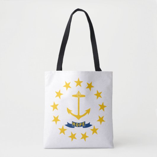 Rhode Island Staatsvlag Tote Bag (Voorkant)