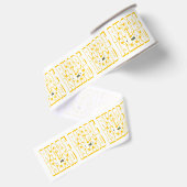 Rhode Island staatsvlag typografie ontwerp Grosgrain Lint (Achterkant)