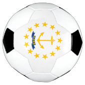 Rhode Island Staatsvlag Voetbal (Gedraaid)