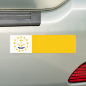 Rhode Island Staatsvlagontwerp Bumpersticker (Op auto)