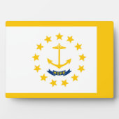 Rhode Island Staatsvlagontwerp Fotoplaat (voorkant)