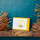 Rhode Island Staatsvlagontwerp Fotoplaat (Zijkant)