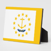Rhode Island Staatsvlagontwerp Fotoplaat (Zijkant)