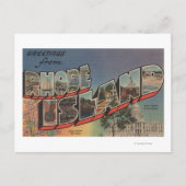 Rhode Island (State Capital/Flower) Briefkaart (Voorkant)