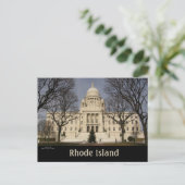 Rhode Island State Capitol Providence Rhode Briefkaart (Staand voorkant)