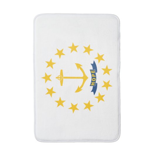 Rhode Island State Flag Badmat (Voorkant Verticaal)