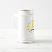 Rhode Island State Flag Bierpul (Voorkant links)