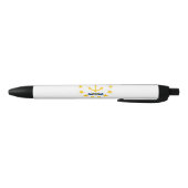 Rhode Island State Flag Blauwe Inkt Pen (Bodem)