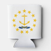Rhode Island State Flag Blikjeskoeler (Achterkant)