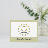 Rhode Island State Flag Briefkaart (Staand voorkant)