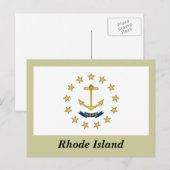 Rhode Island State Flag Briefkaart (Voorkant / Achterkant)