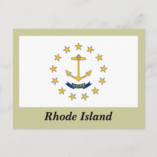 Rhode Island State Flag Briefkaart (Voorkant)
