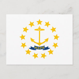 Rhode Island State Flag Briefkaart