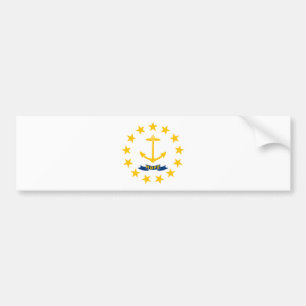 Rhode Island State Flag Bumpersticker
