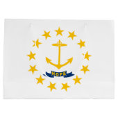 Rhode Island State Flag Groot Cadeauzakje (Achterkant)