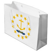 Rhode Island State Flag Groot Cadeauzakje (Achterkant Gekanteld)