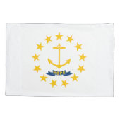 Rhode Island State Flag Kussensloop (Achterkant)
