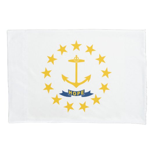 Rhode Island State Flag Kussensloop (Voorkant)