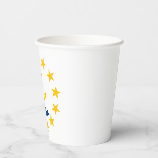 Rhode Island State Flag Papieren Bekers (Achterkant)