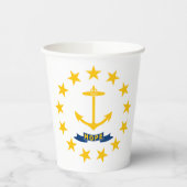 Rhode Island State Flag Papieren Bekers (Links)
