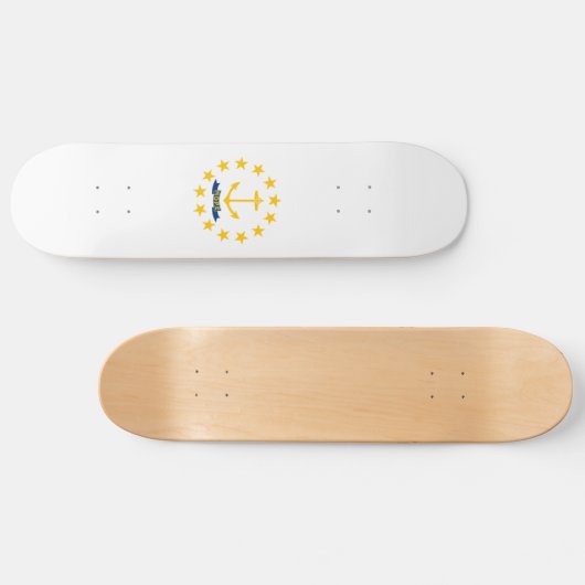Rhode Island State Flag Persoonlijk Skateboard (Horizontaal)