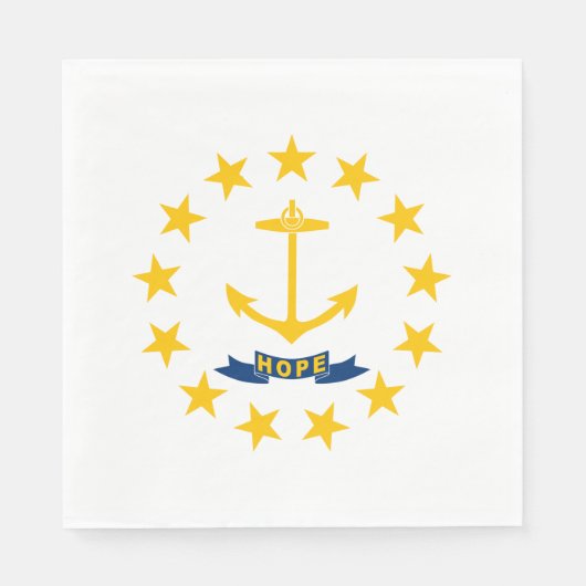 Rhode Island State Flag Servet (Voorkant)