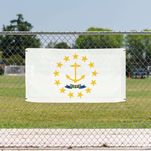 Rhode Island State Flag Spandoek (Insitu)