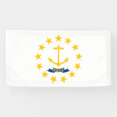 Rhode Island State Flag Spandoek (Horizontaal)
