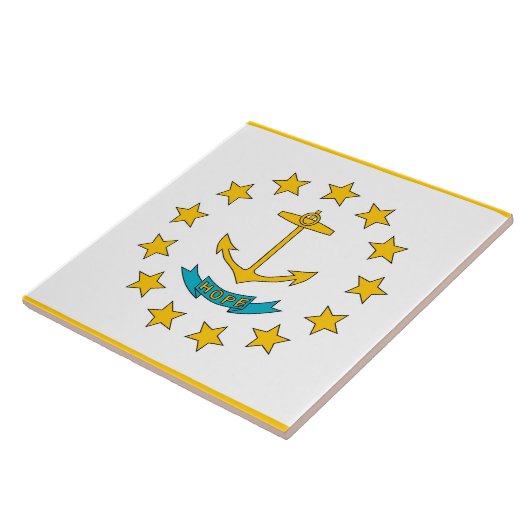 Rhode Island State Flag Tegel Tegeltje (Zijkant)