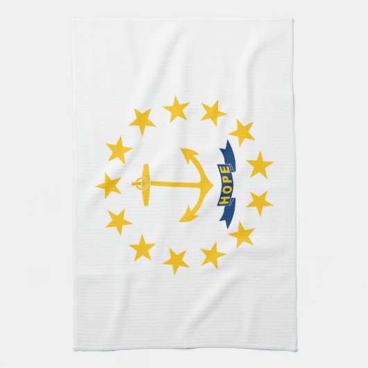 Rhode Island State Flag Theedoek (Verticaal)
