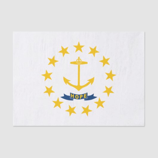 Rhode Island State Flag Tissuepapier (Voorkant)