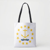 Rhode Island State Flag Tote Bag (Voorkant)
