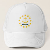 Rhode Island State Flag Trucker Pet (Voorkant)