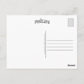 Rhode Island State Flower Collage Map Briefkaart (Achterkant)