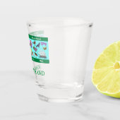 Rhode Island State Herdenking Shot Glass Glas (Rechts)