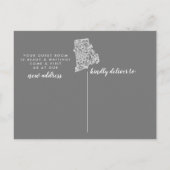 RHODE ISLAND State Moving Announcement Post Card Aankondigingskaart (Achterkant)