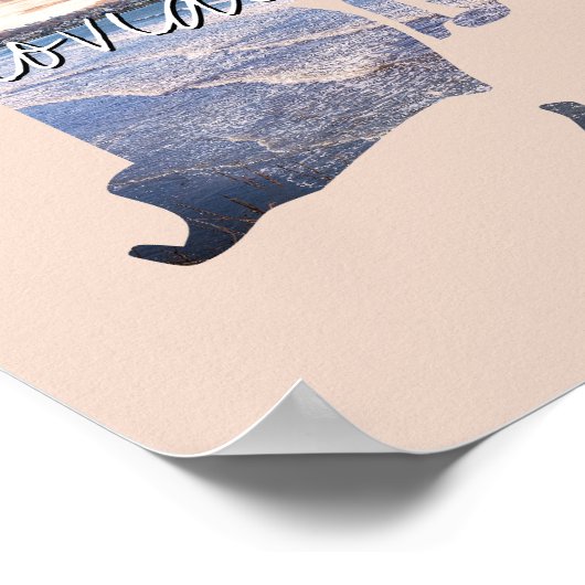 Rhode Island State Photo insert and town name Poster (Hoek)