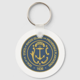 Rhode Island State Seal Sleutelhanger
