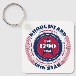 Rhode Island State Sleutelhanger