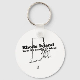 Rhode Island State Slogan Sleutelhanger