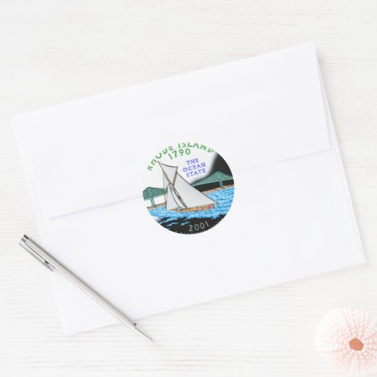 Rhode Island Sticker (Envelop)