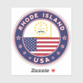 Rhode Island Sticker (Vel)