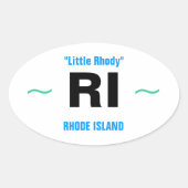 RHODE ISLAND stickers (4) (Voorkant)