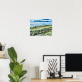 Rhode Island strand landschapsfoto Poster (Thuiskantoor)