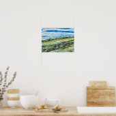 Rhode Island strand landschapsfoto Poster (Keuken)