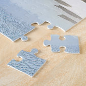 Rhode Island Strand Oever Aquarel Legpuzzel (Zijkant)