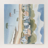 Rhode Island Strand Oever Aquarel Legpuzzel (Horizontaal)