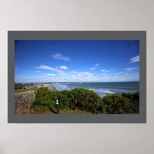Rhode Island Strand Waterscape Poster (Voorkant)